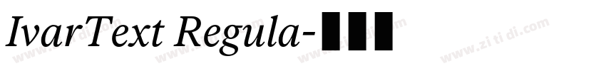 IvarText Regula字体转换 IvarText Regula字体转换